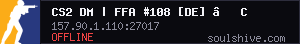 CS2 DM | FFA #108 [DE] — CYBERSHOKE.NET (PRO, RANK 6500+, ELO