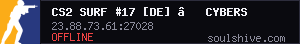 CS2 SURF #17 [DE] — CYBERSHOKE.NET (TIER 1-2 - EASY, ONLY BEG