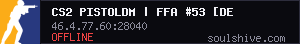 CS2 PISTOLDM | FFA #53 [DE] — CYBERSHOKE.NET (20 SLOTS)