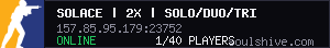 SOLACE | 2X | SOLO/DUO/TRIO | WEEKLY