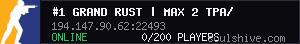 #1 GRAND RUST | MAX 2 TPA/HOME/KITS/X2LOOT