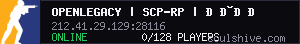 OpenLegacy | SCP-RP | Открытие