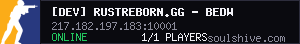 [Dev] RustReborn.gg - Bedwars | AimTrain | Creative | Arena | F