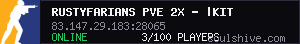 Rustyfarians PVE 2x - |Kits|TP|Custom Plugins|Purge