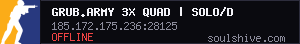 Grub.Army 3x Quad | Solo/Duo/Trio/Quad
