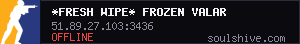 *Fresh Wipe* Frozen Valar Morghulis 1PP | Vanilla+ | CodeLock |