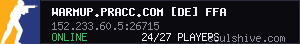 WARMUP.PRACC.COM [DE] FFA DM MIRAGE !skins !fps ✦ DEATHMATCH
