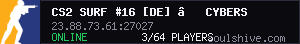 CS2 SURF #16 [DE] — CYBERSHOKE.NET (TIER 1-2 - EASY, ONLY WHI