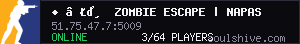  ☣️ Zombie escape | Napas Project | !ws
