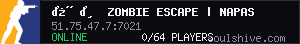 � ️ Zombie escape | Napas Project | !ws