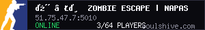 � ☣️ Zombie escape | Napas Project | !ws