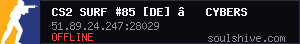 CS2 SURF #85 [DE] — CYBERSHOKE.NET (TIER 5-8 - HARD)